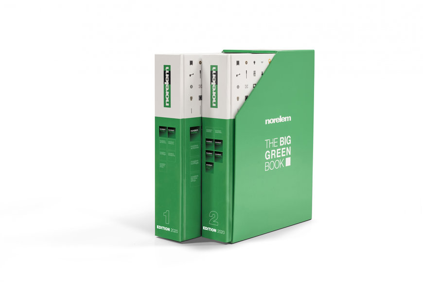 60 000 composants disponibles dans THE BIG GREEN BOOK Édition 2020 de norelem